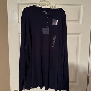 New Men’s Easy Care Henley